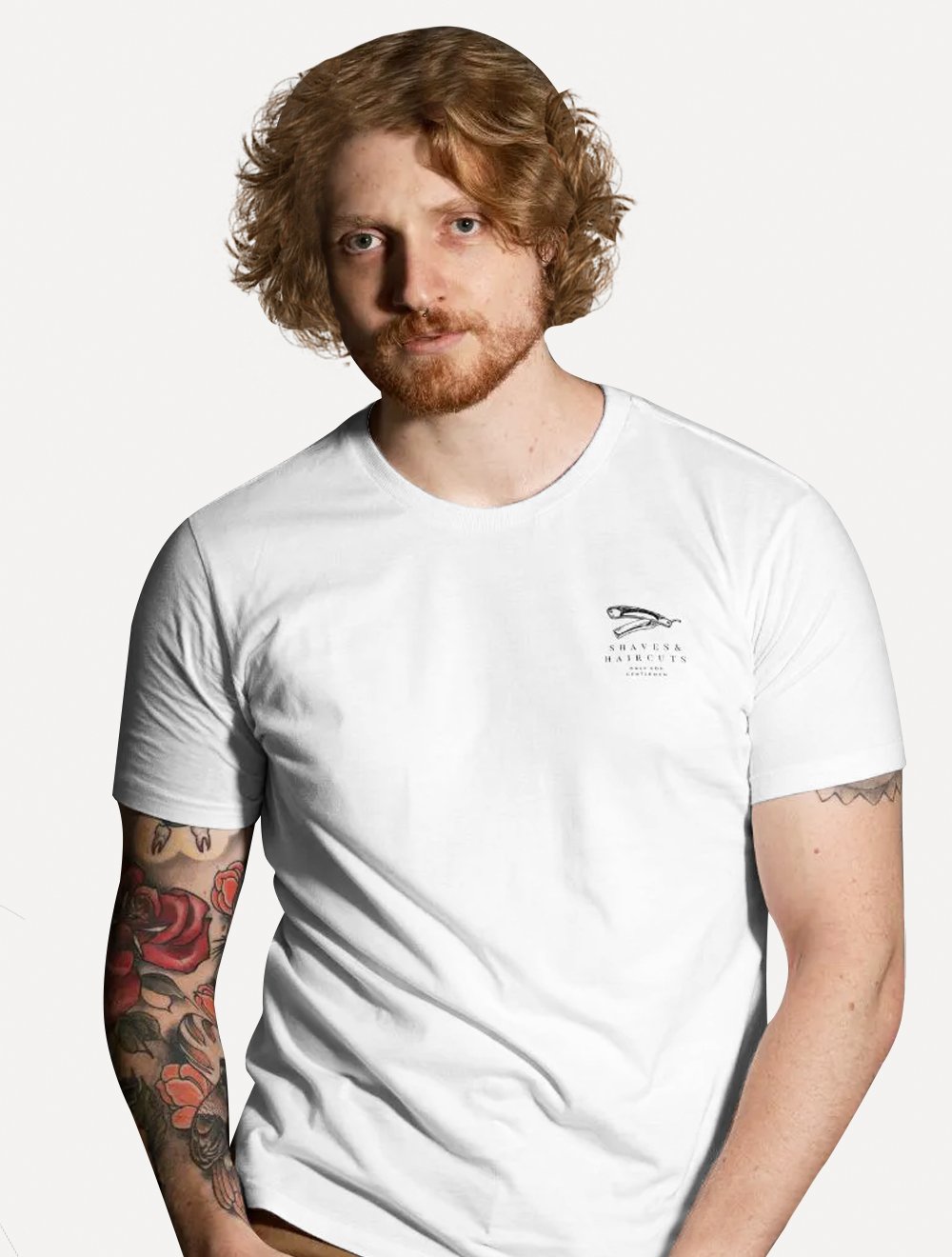 Camiseta King & Joe Masculina Collab Barba de Respeito Off-White