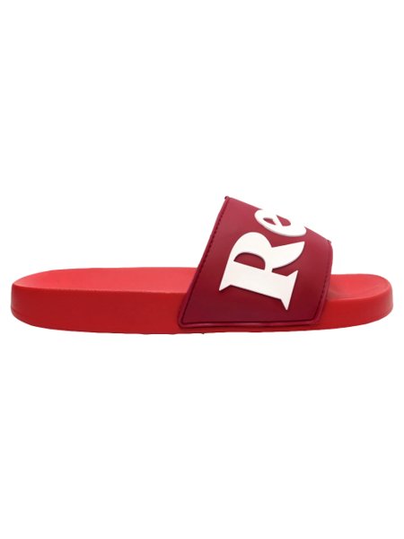 Chinelo Reserva Masculino Slide Big Logo Rubber Vermelho