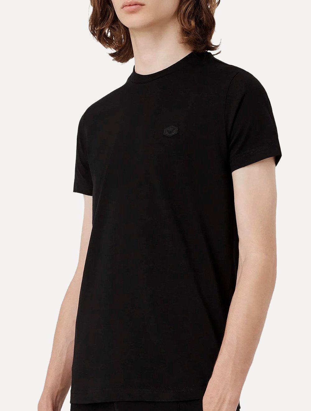 Camiseta Emporio Armani Masculina Essential Minimalist Micro Patch