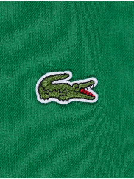 Bermuda Lacoste Moletom Masculina Logo Croco Verde