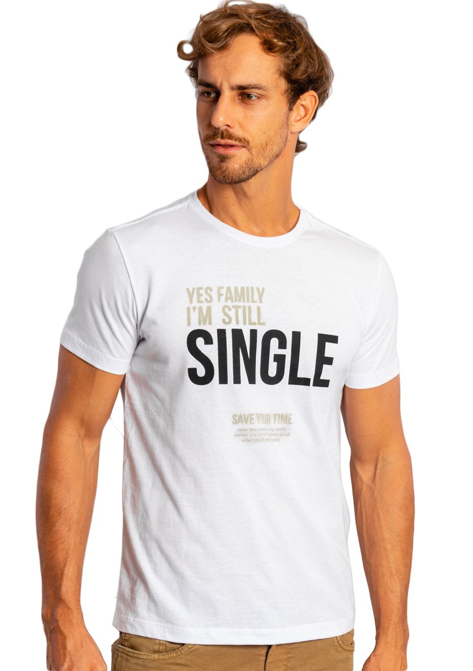 Camiseta Sergio K Masculina Single Family Branca