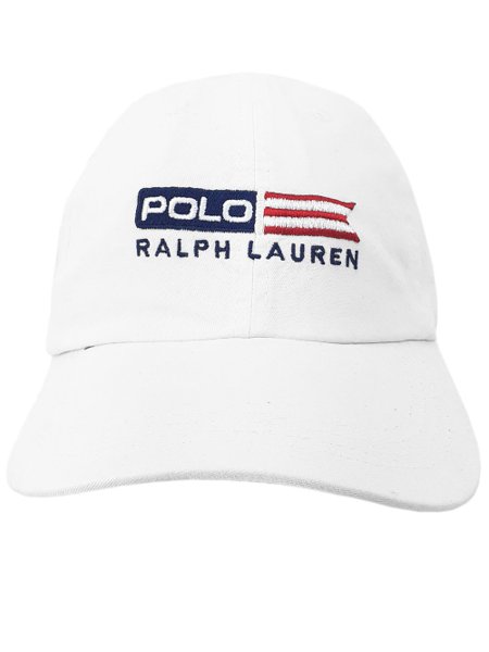 Boné Ralph Lauren Polo Swallow-Tail Flag Branco