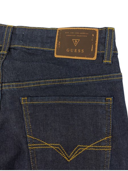 Calça Guess Jeans Skinny Escuro | Secret Outlet