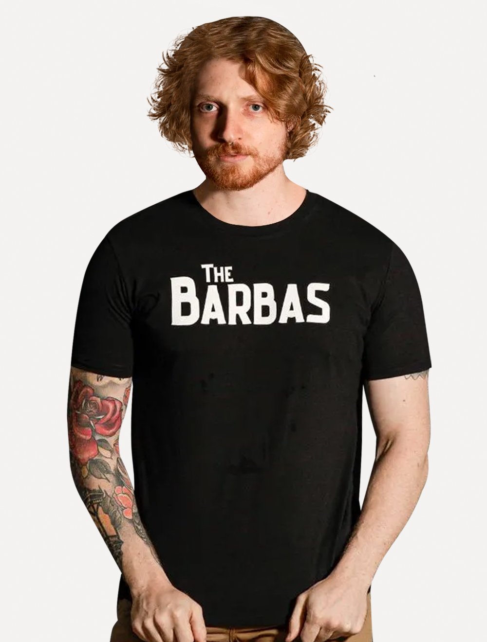 Camiseta King & Joe Masculina Collab The Barbas Preta