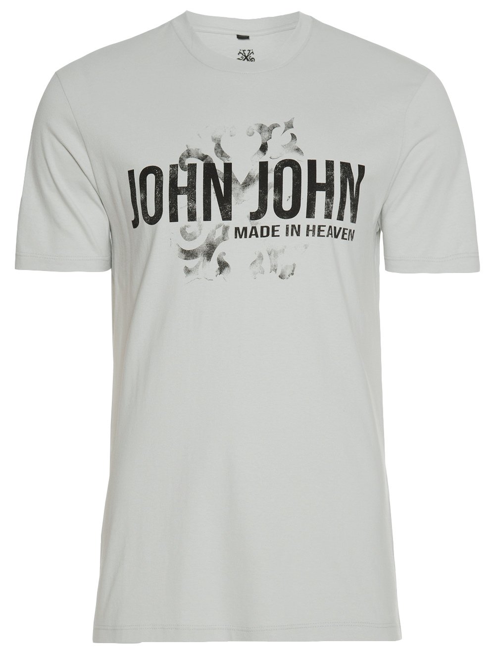 Camiseta John John Masculina Regular Fragment Skull 006 Grafite