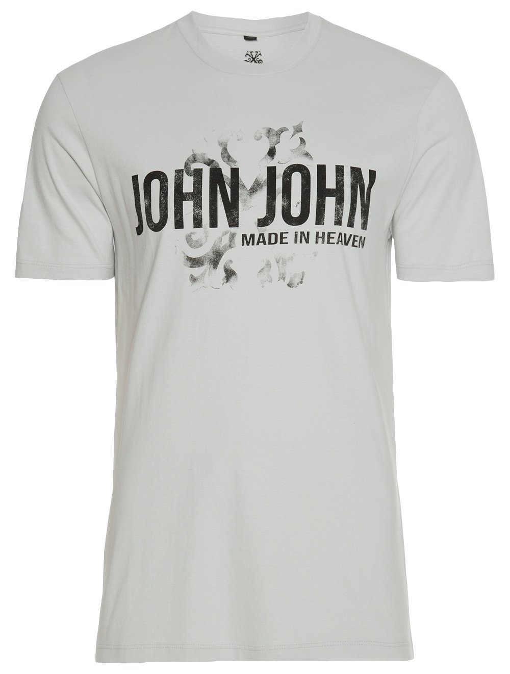 Camiseta John John Masculina Regular JJ Made In Cinza Claro