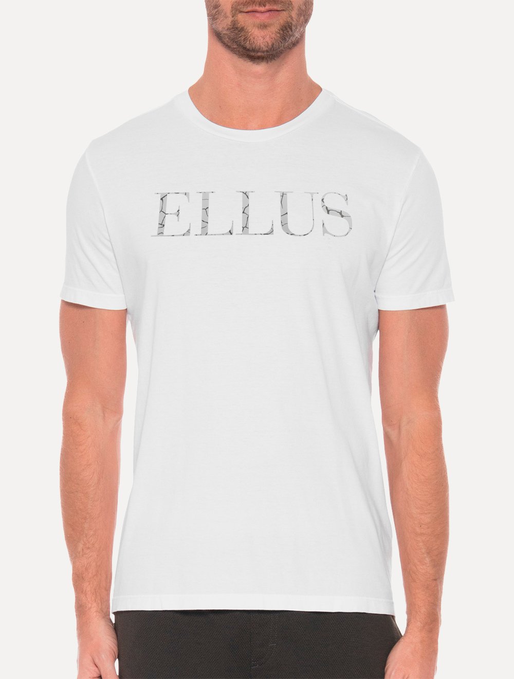 Camiseta Ellus Cotton Fine Foil Classic Branca