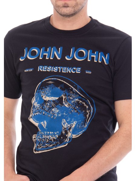 Camiseta Skull Profile John John Masculina 42.54.5159 - Camiseta Skull  Profile John John Masculina - JOHN JOHN MASC