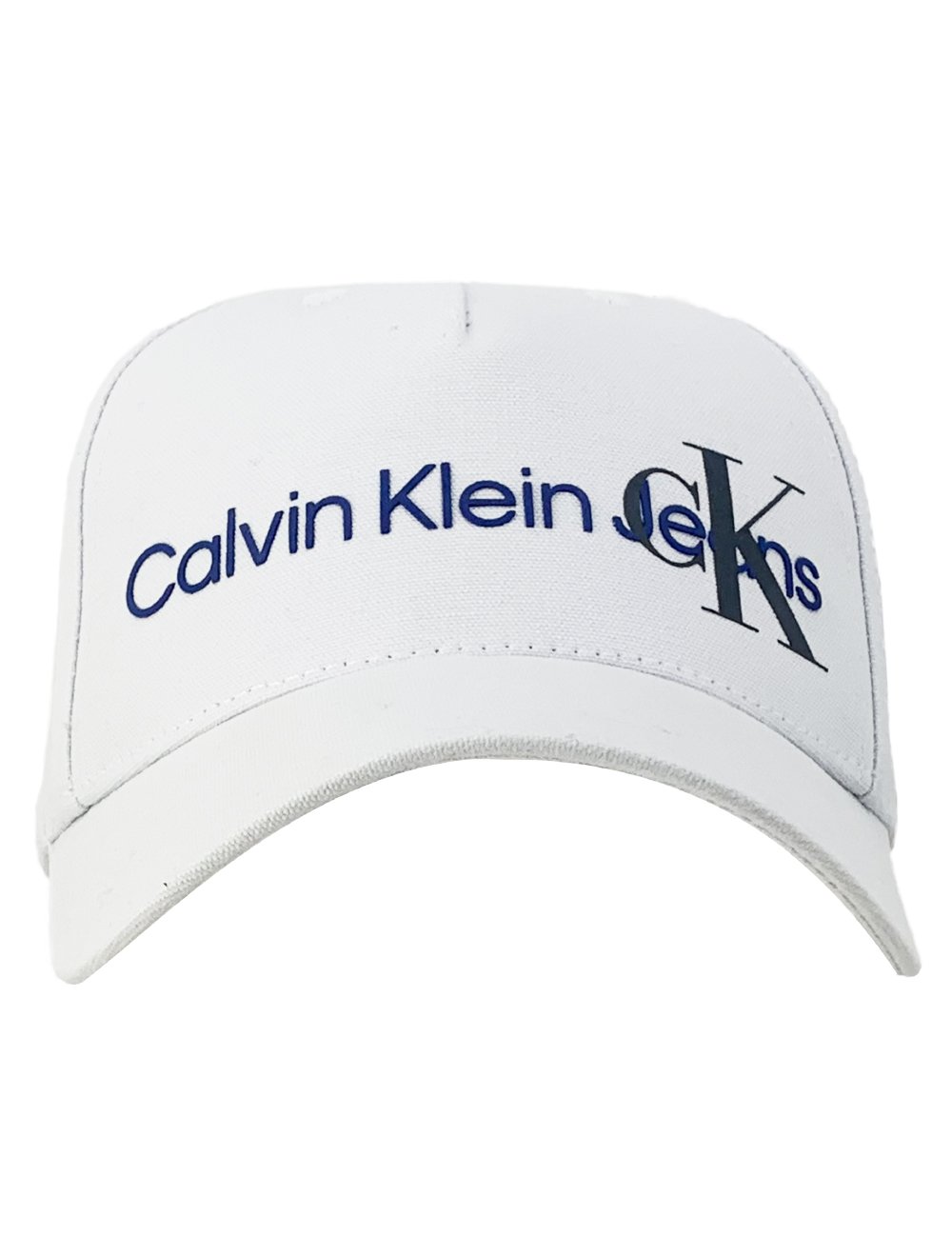 Boné Calvin Klein Jeans Sarja Rubber Logo Branco