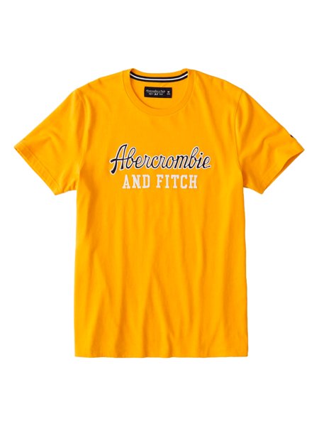 camisa abercrombie amarela