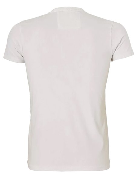 Camiseta Abercrombie Masculina Classic Grey Icon Branca
