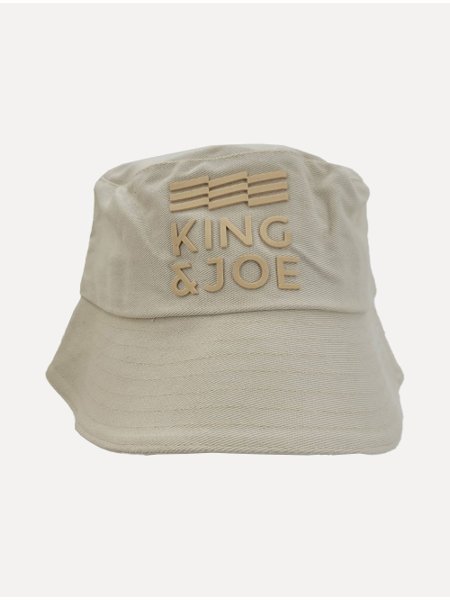 Chapéu King & Joe Masculino Bucket Monocromático Areia