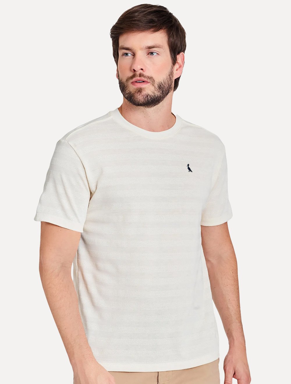 Camiseta Reserva Masculina Listra Aragem Maq Off-White