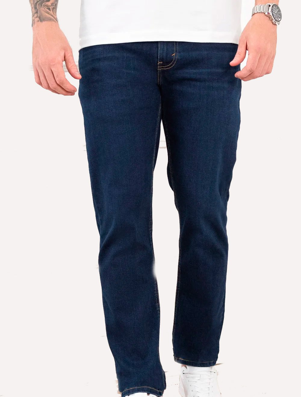 Calça Levis Jeans Masculina 511 Slim Stretch Wear Dark Blue Escura