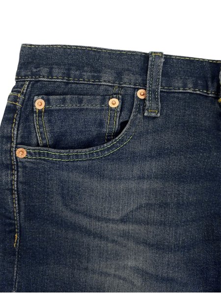 Calça Jeans Levis Masculina 501 Original Azul Escura