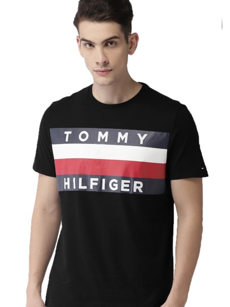 blusa preta tommy