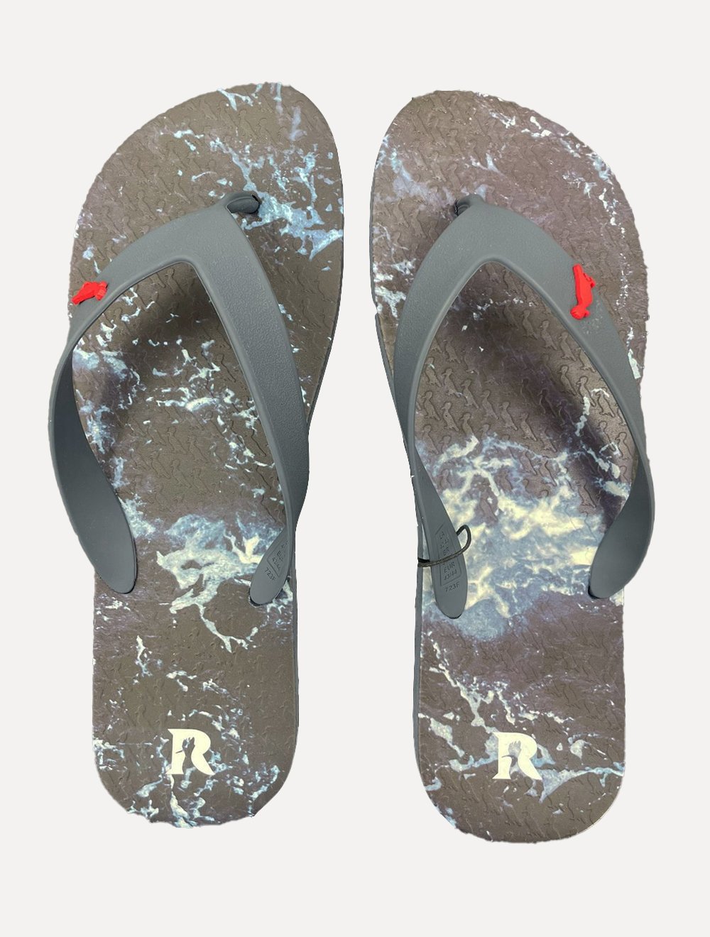 Rvca Astrodeck Flip Flops Chinelo Reserva Masculino Mar Azul