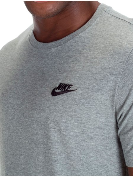 Camiseta Nike Sportswear Club Cinza | Secret Outlet