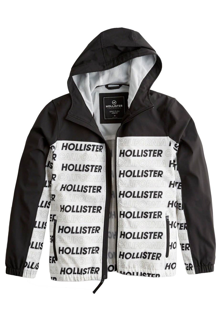 hollister moletom com capuz black