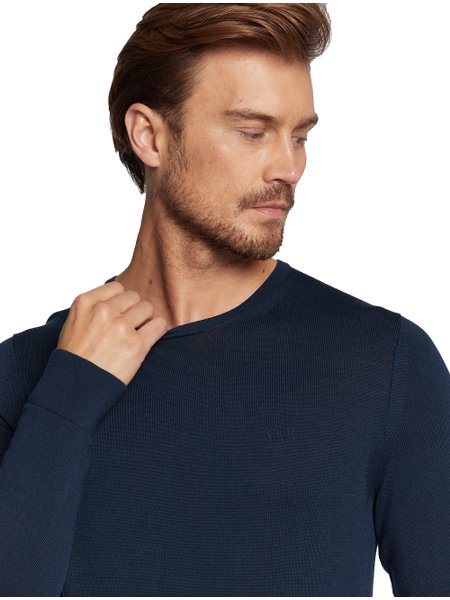 Navy blue calvin klein jumper Clearance