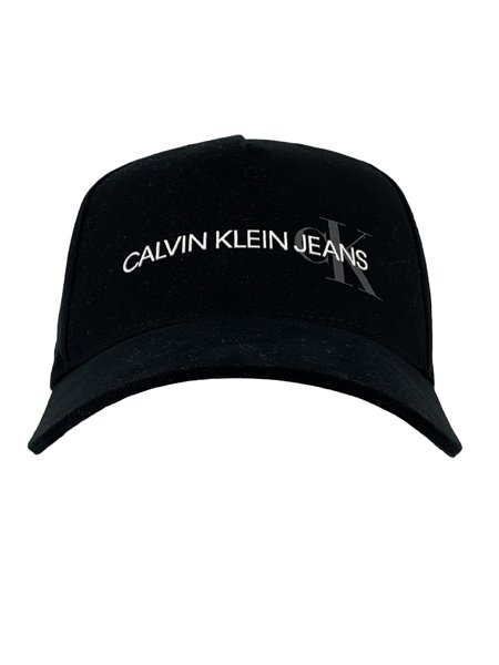 Boné Calvin Klein Jeans Rubber CK Logo Preto | Secret Outlet