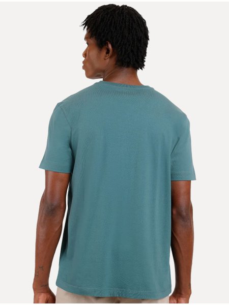 Camiseta Aramis Masculina Basic Lisa Verde Esmeralda