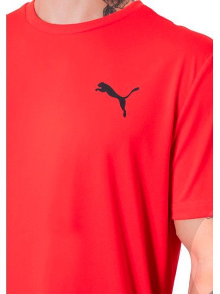 camiseta puma masculina vermelha