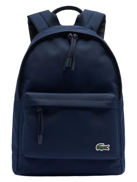 Mini Mochila Lacoste Neocroc Small Canvas Azul Marinho | Secret Outlet