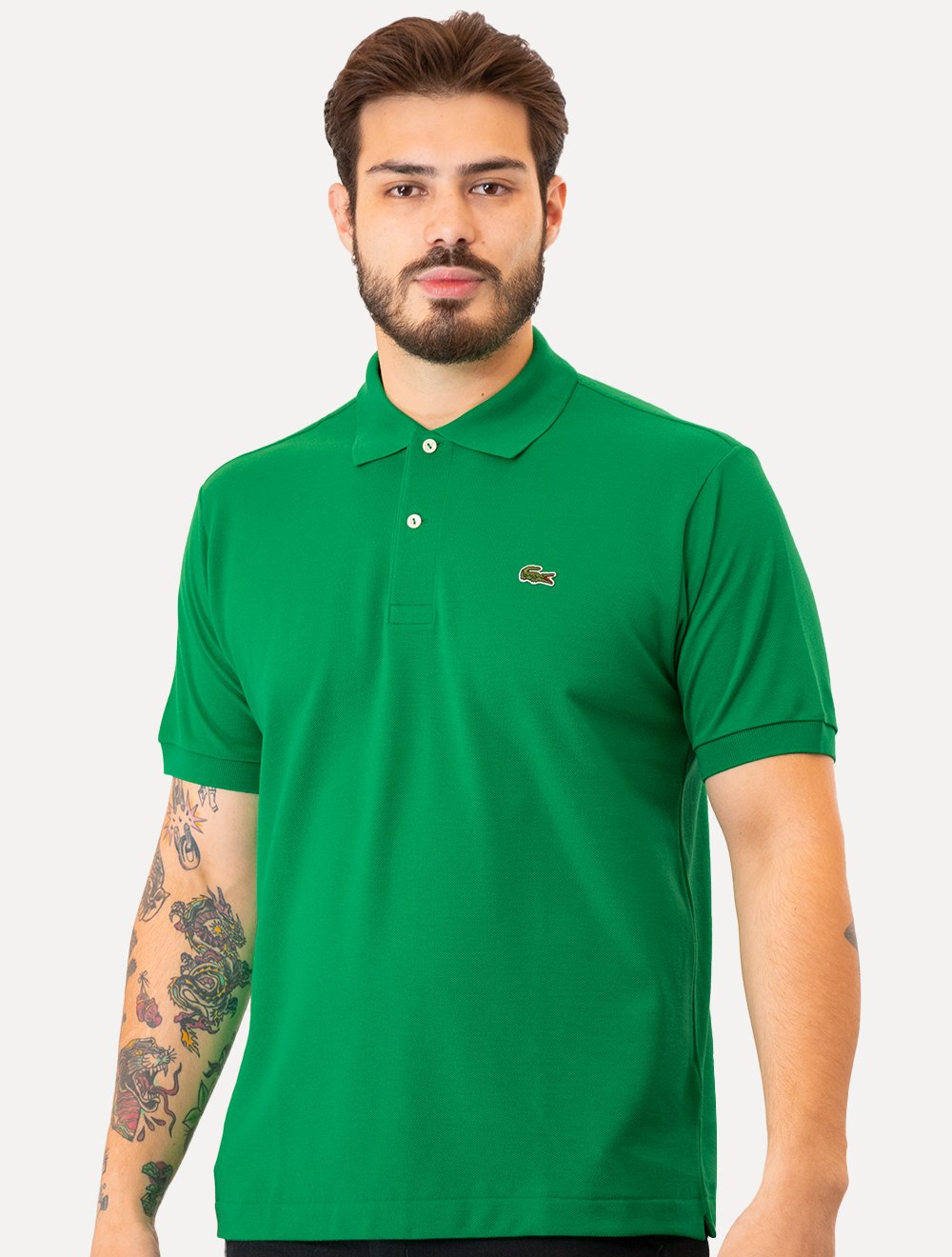 Polo Lacoste Masculina L.12.12 Verde Jade | Secret Outlet