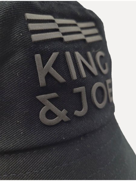 Chapéu King & Joe Masculino Bucket Monocromático Preto
