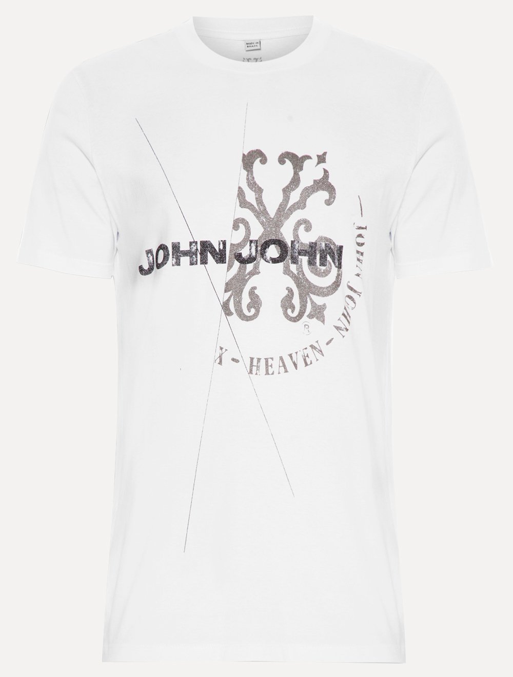 Camiseta John John Masculina Regular Authentic Branca