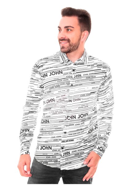 Camiseta John John Masculina Triple Vision Branca em Promoção na Americanas
