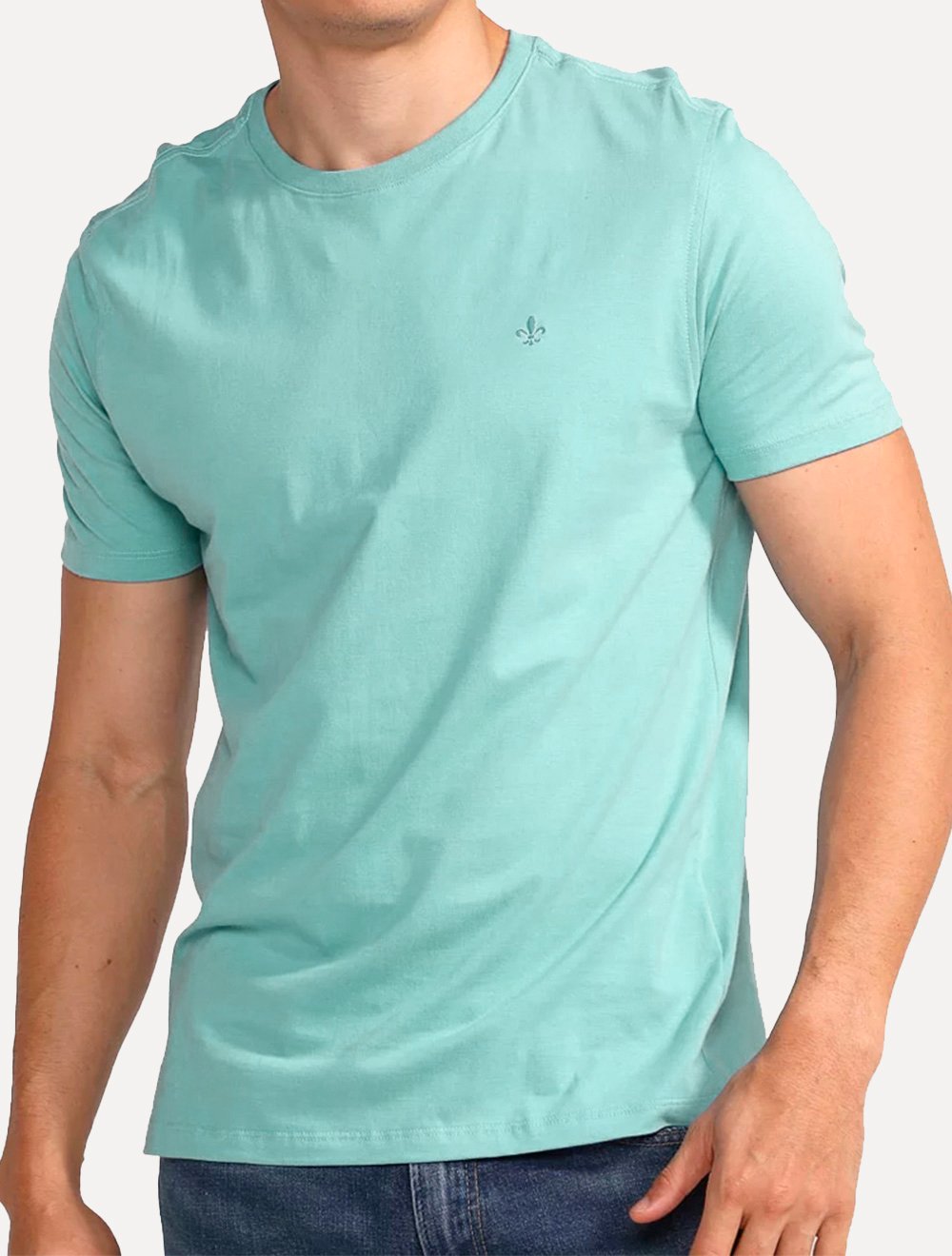 Camiseta John John Rg Flame Transfer Masculina Azul Escuro - Compre Agora