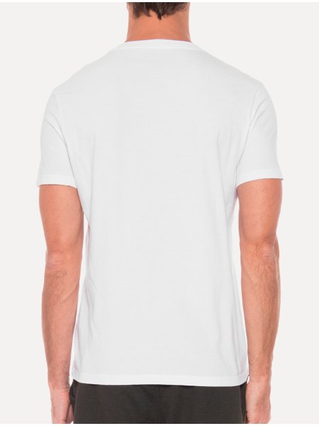 Camiseta Ellus Cotton Fine Foil Classic Branca