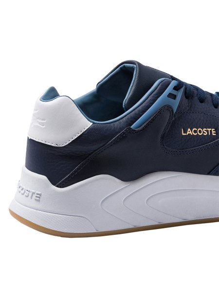 Tênis Lacoste Masculino Court Slam NVY/LT BLU Azul Marinho | Secret Outlet