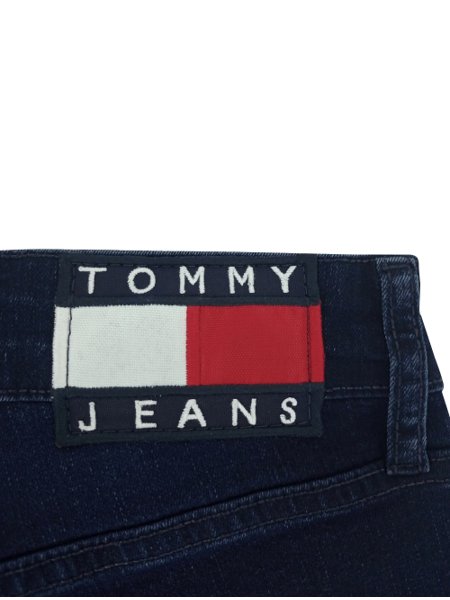 Calça Tommy Jeans Masculina Slim Austin Tapered Azul Escuro
