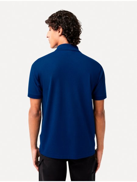 Polo Lacoste Masculina L.12.12 Azul Cobalto