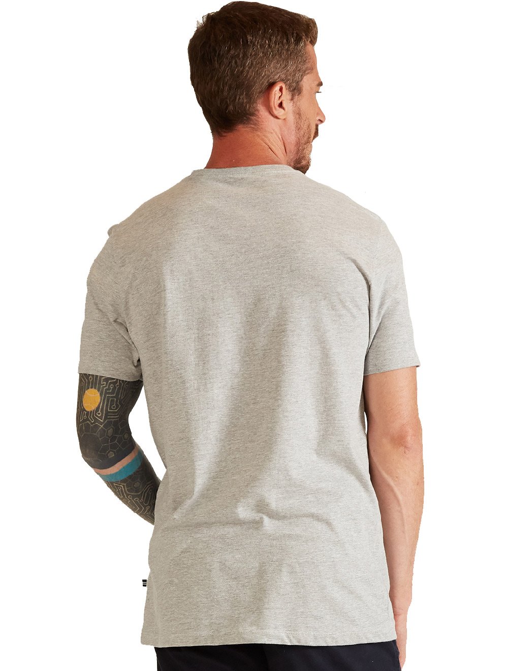 Camiseta Nautica Masculina Modern Maritime Cinza Mescla | Secret