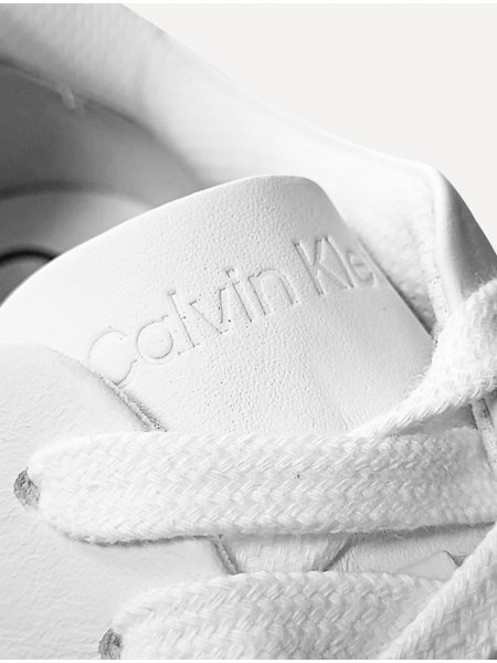 sapatênis tÃªnis couro calvin klein relevo logo masculino