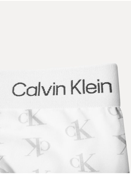 Cueca Calvin Klein Low Rise Trunk Ck 1996 Print Staggred Branca 1UN