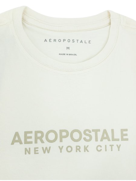 Camiseta Aeropostale Colors New York City Off White 
