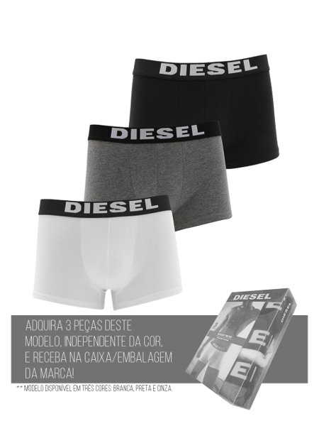 Cueca Diesel Stretch Cotton Boxer Branca 1 Un Secret Outlet Cueca Diesel Stretch Cotton Boxer Branca 1 Un Secret Outlet