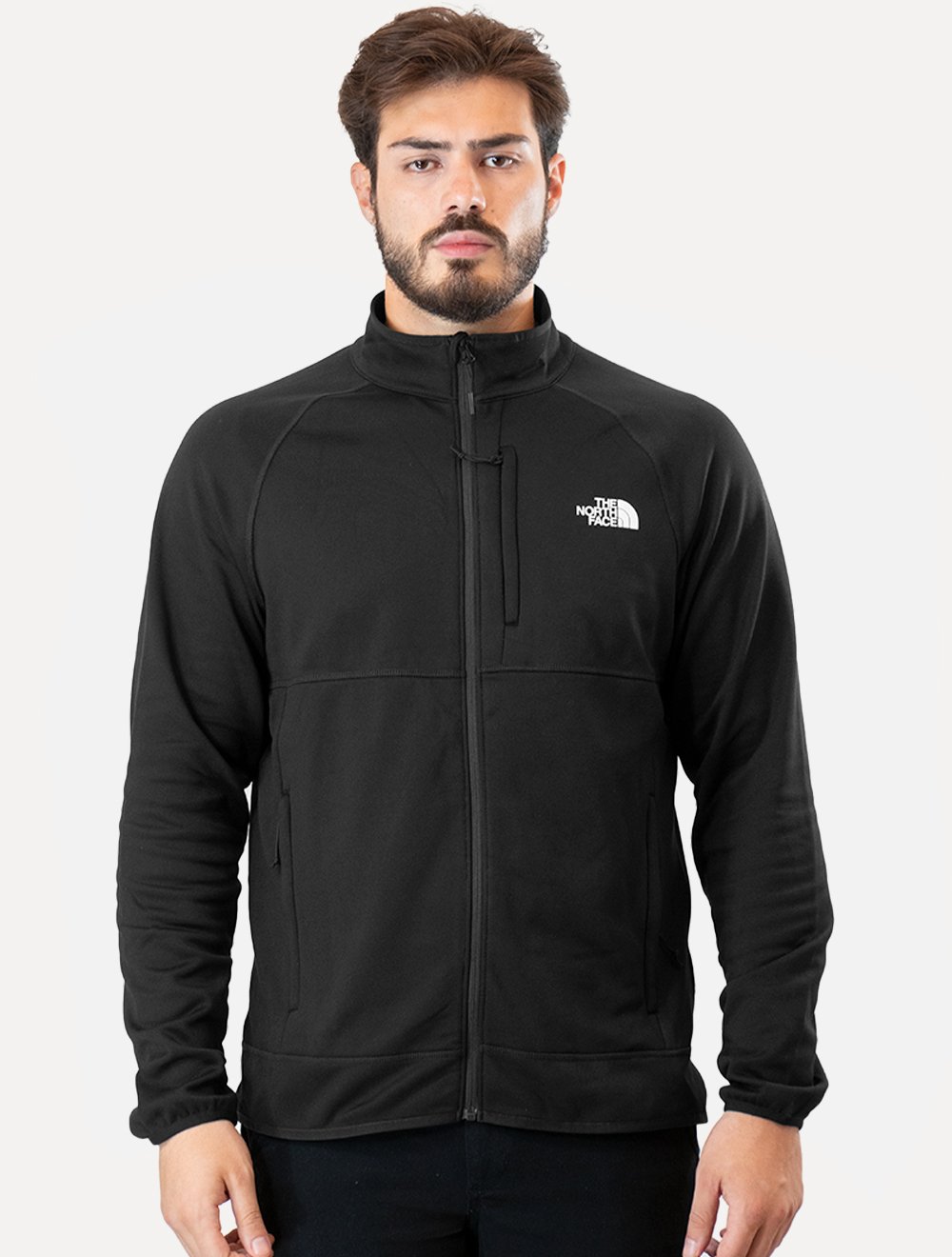 美品 THE NORTH FACE Compact Jacket M Black Jaqueta The North Face Masculina Corta-Vento Antora Preta | Secret