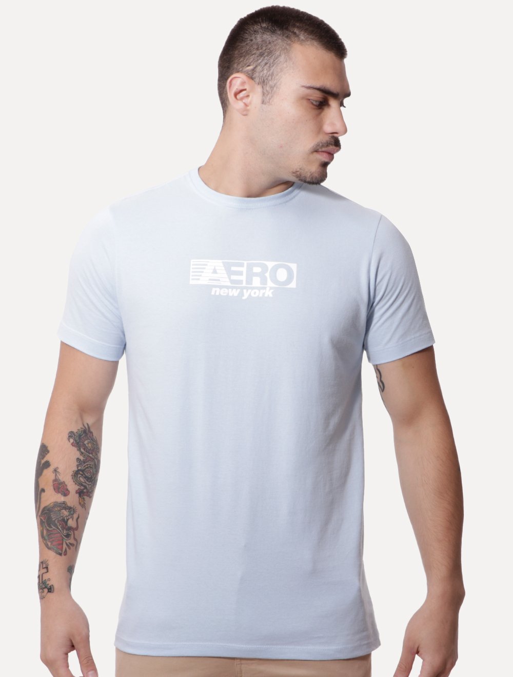 Camiseta Aeropostale Aero Original Brand New York Branca