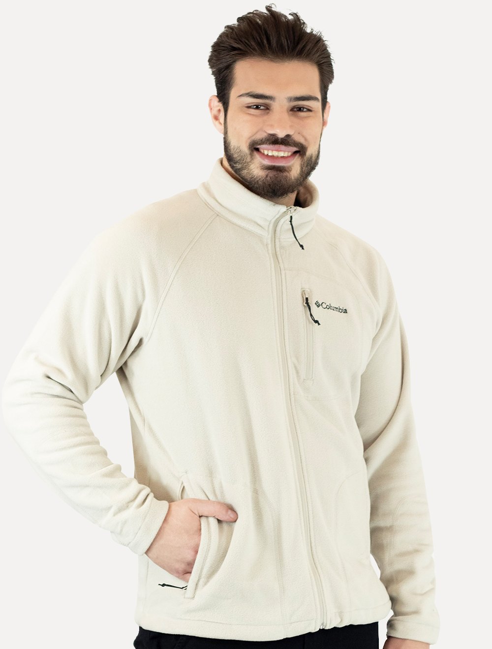 Jaqueta Columbia Fleece Fast Trek II Full Zip Cáqui Claro | Secret