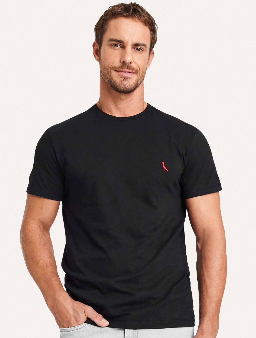 Camisas Da Reserva Masculina Camiseta Reserva Masculina Basic Red