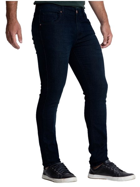 Calça Guess Jeans Masculina Skinny Denim Azul Escuro