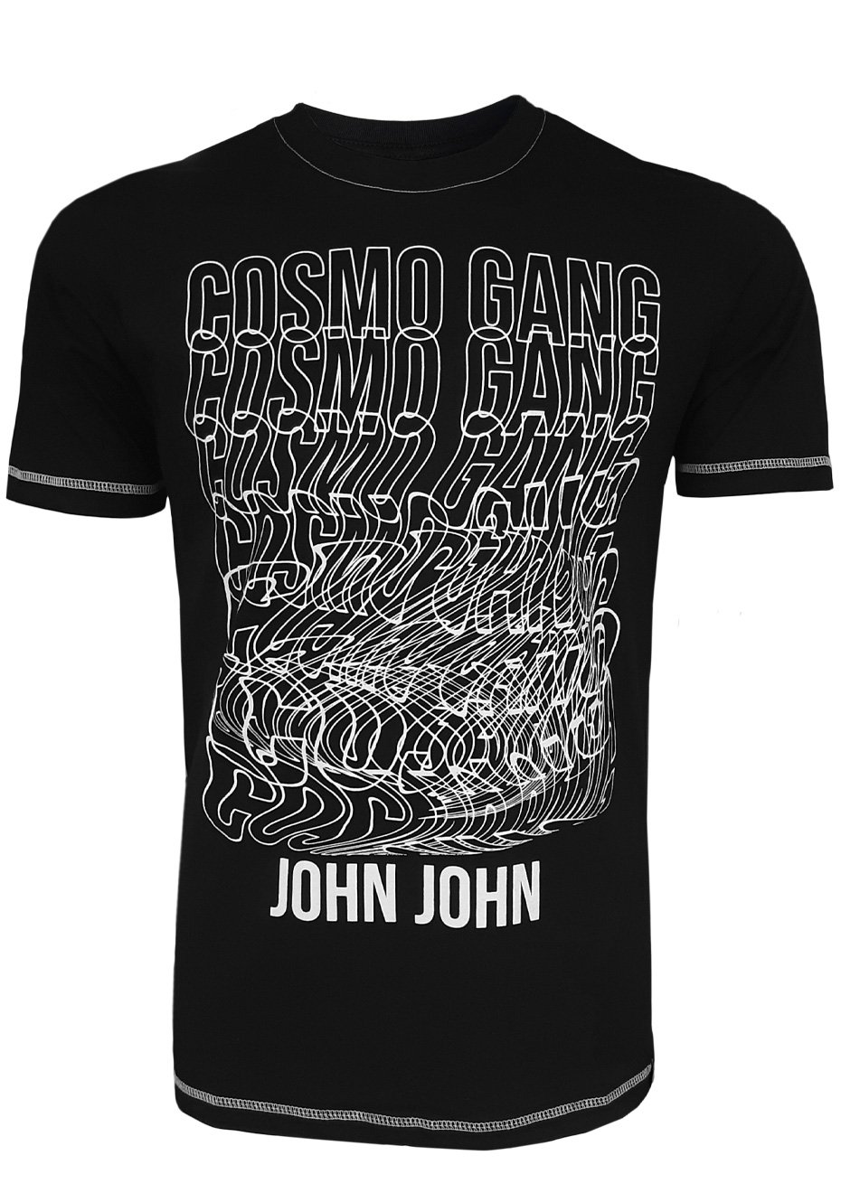Camiseta John John Masculina Cosmo Gang Preta