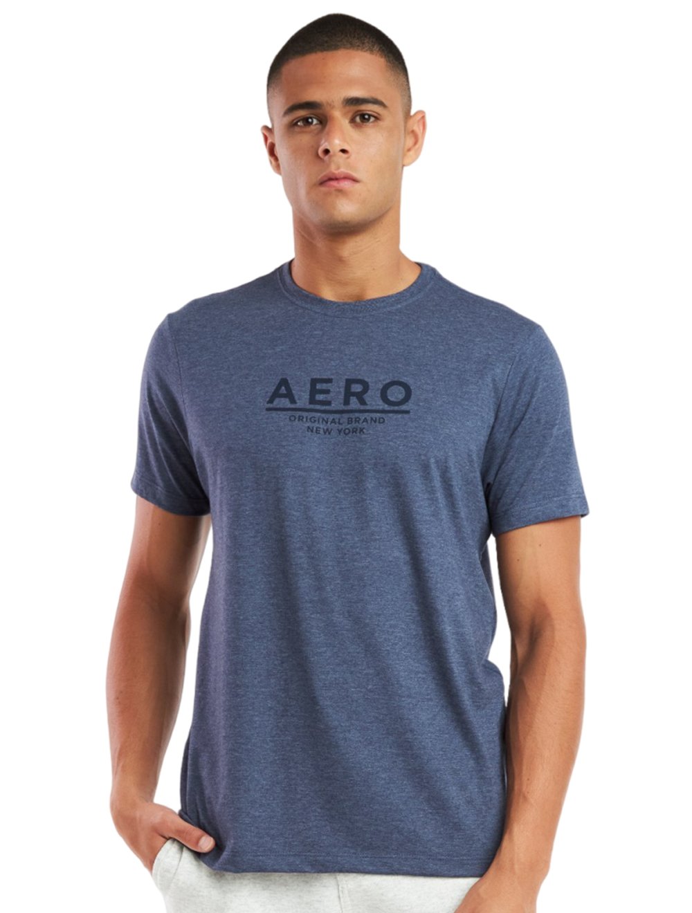 Camiseta Aeropostale Masculina Aero Original Brand New York Marinho Camiseta Aeropostale Masculina Aero Original Brand New York Marinho