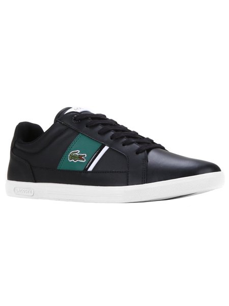 Tênis Lacoste Masculino Europa Blk/Grn Verde/Preto | Secret Outlet
